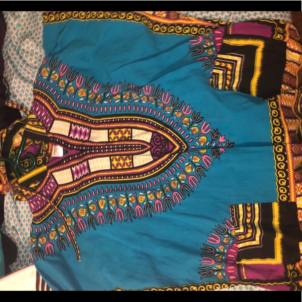 Traditional Blue Dashiki